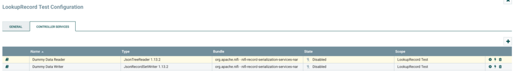 The Controller Configuration window